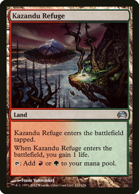 Kazandu Refuge (121) [Planechase 2012]