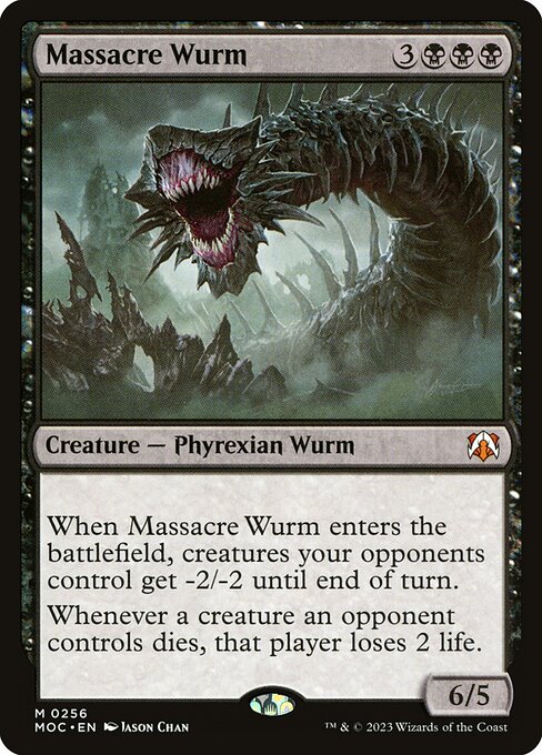 Massacre Wurm (256) [March of the Machine Commander]