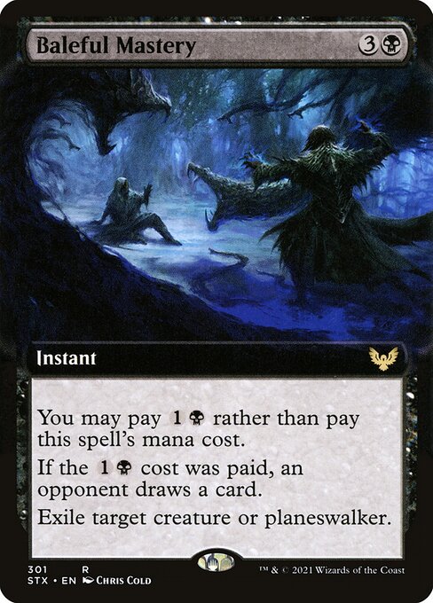Baleful Mastery (301) [Strixhaven: School of Mages] [Extended Art]