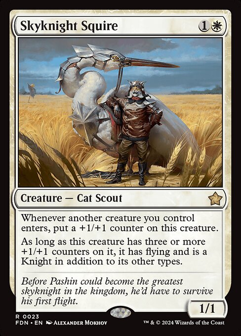 Skyknight Squire (23) [Foundations]