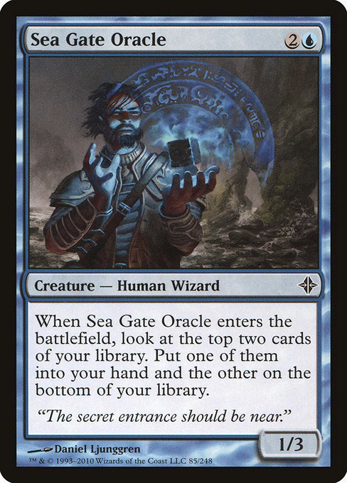 Sea Gate Oracle (85) [Rise of the Eldrazi]