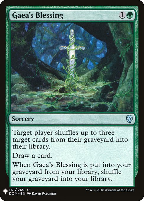 Gaea's Blessing (DOM-161) [The List]