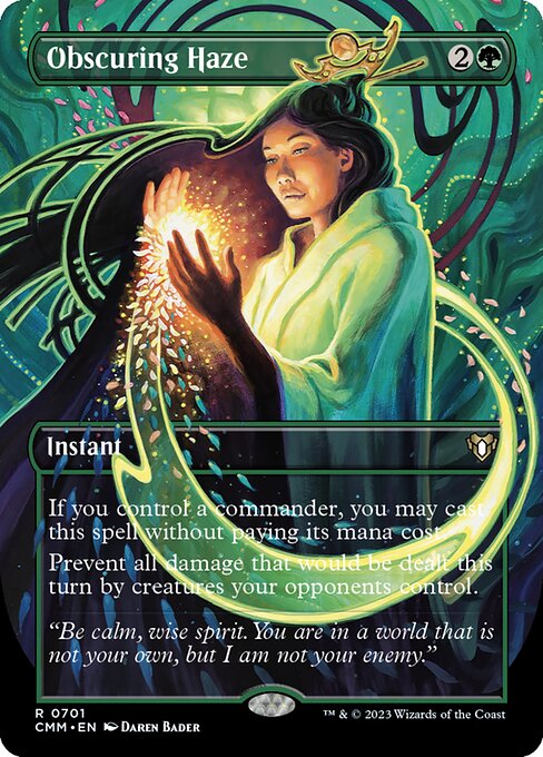 Obscuring Haze (701) [Commander Masters] [Borderless]