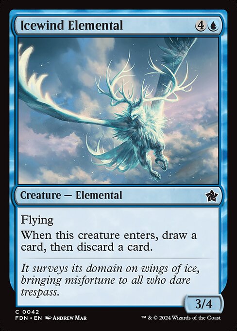 Icewind Elemental (42) [Foundations]