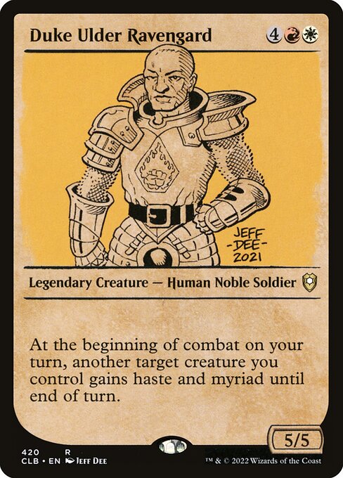 Duke Ulder Ravengard (420) [Commander Legends: Battle for Baldur's Gate] [Showcase]