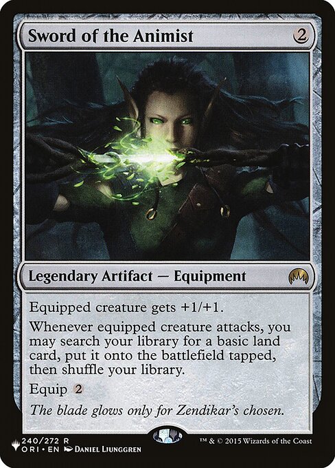 Sword of the Animist (ORI-240) [The List]