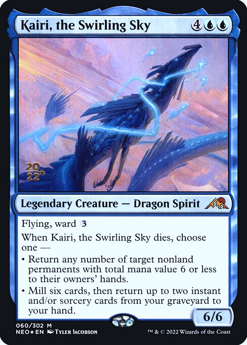 Kairi, the Swirling Sky (60s) [Kamigawa: Neon Dynasty Promos]