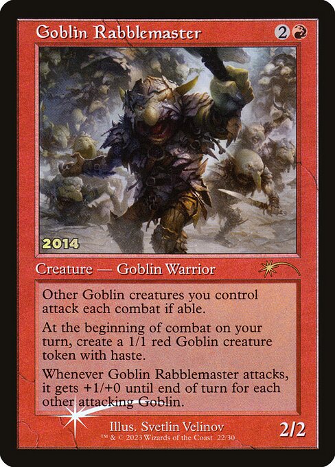 Goblin Rabblemaster (22) [30th Anniversary Play Promos]