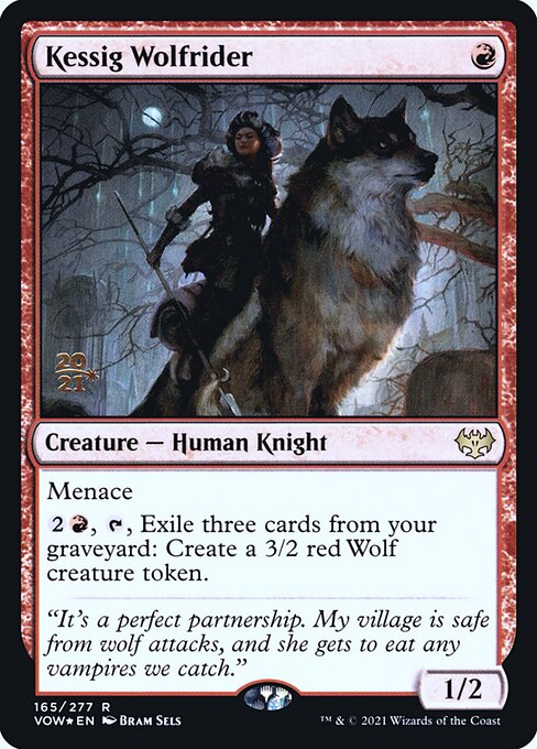 Kessig Wolfrider (165s) [Innistrad: Crimson Vow Promos]