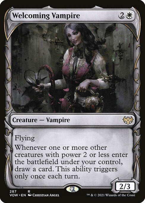 Welcoming Vampire (287) [Innistrad: Crimson Vow] [Showcase]