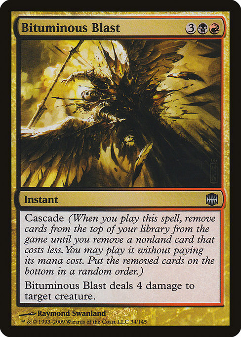 Bituminous Blast (34) [Alara Reborn]