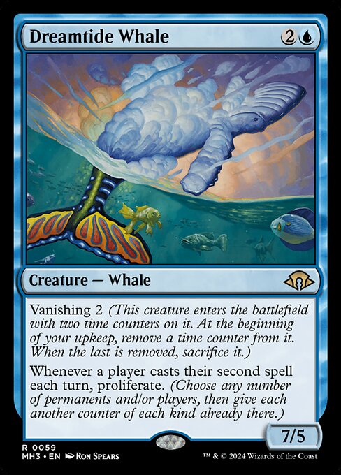 Dreamtide Whale (59) [Modern Horizons 3]