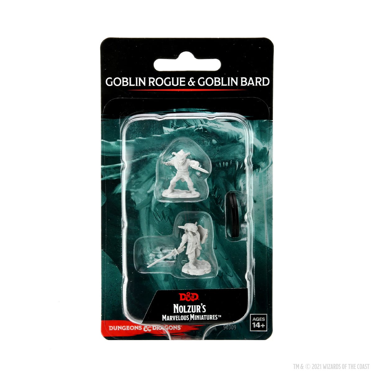 D&amp;D Nolzur's Marvelous Miniatures: Wave 15: Male Goblin Rogue &amp; Female Goblin Bard 90309 image 0