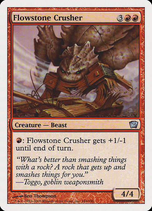 Flowstone Crusher (184) [Ninth Edition]