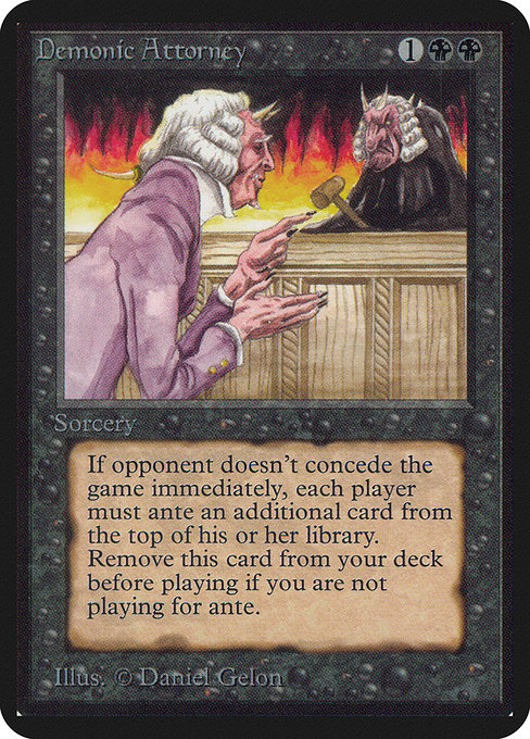 Demonic Attorney (102) [Limited Edition Alpha]
