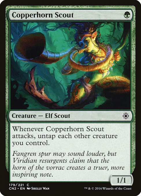 Copperhorn Scout (179) [Conspiracy: Take the Crown]