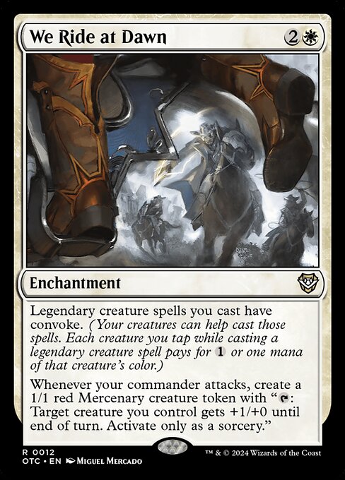 We Ride at Dawn (12) [Outlaws of Thunder Junction Commander]