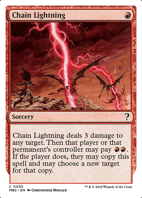 Chain Lightning (55) [Mystery Booster 2]