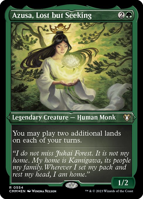 Azusa, Lost but Seeking (554) [Commander Masters]