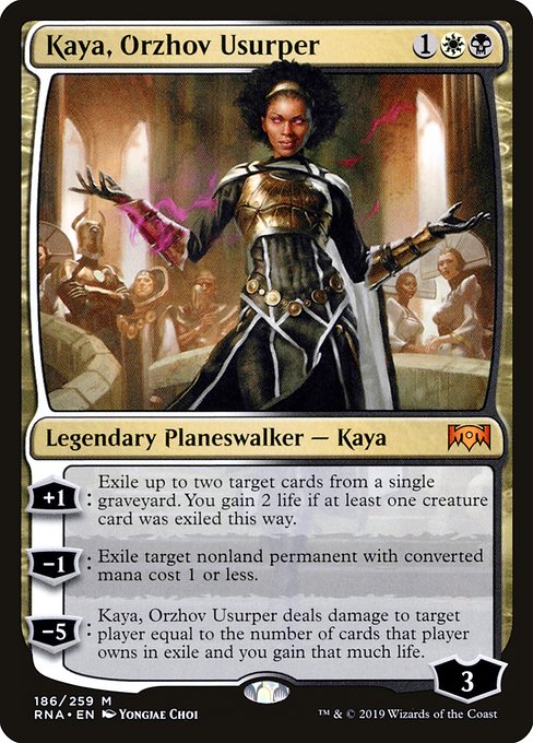 Kaya, Orzhov Usurper (186) [Ravnica Allegiance]