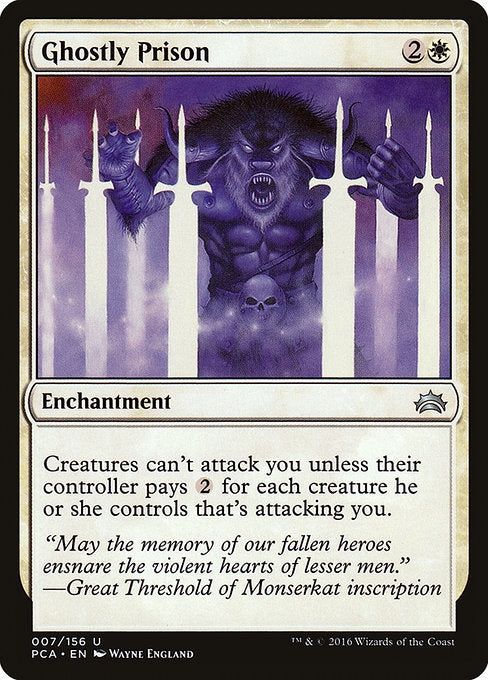 Ghostly Prison (7) [Planechase Anthology]