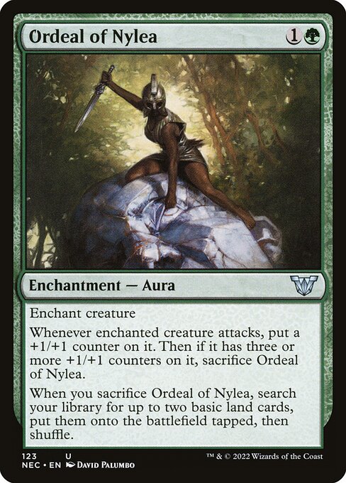 Ordeal of Nylea (123) [Neon Dynasty Commander]