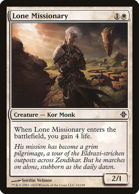 Lone Missionary (34) [Rise of the Eldrazi]