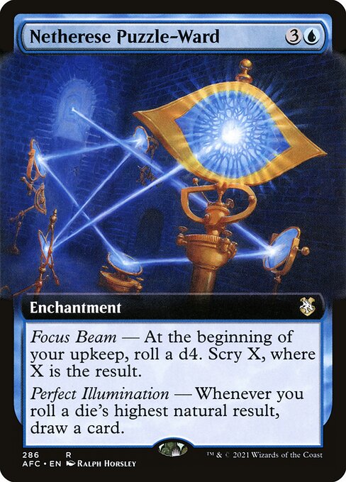 Netherese Puzzle-Ward (286) [Forgotten Realms Commander] [Extended Art]