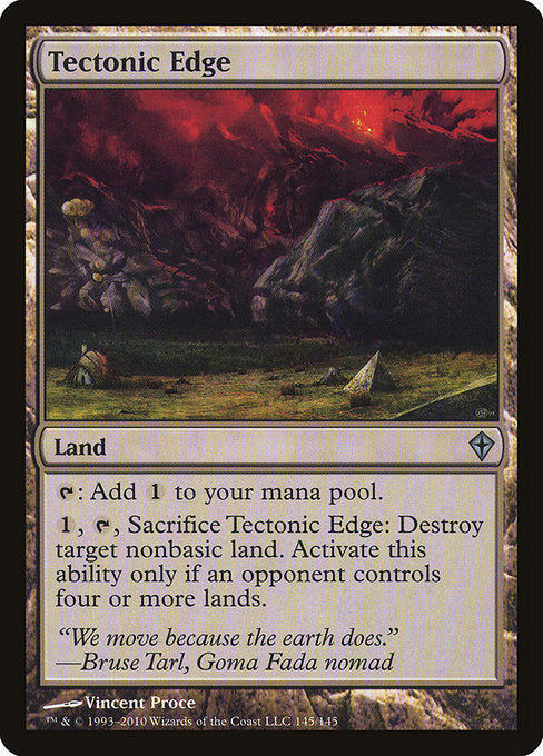 Tectonic Edge (145) [Worldwake]