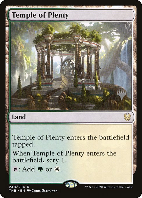 Temple of Plenty (248p) [Theros Beyond Death Promos]