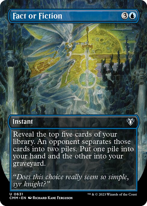 Fact or Fiction (631) [Commander Masters] [Borderless]