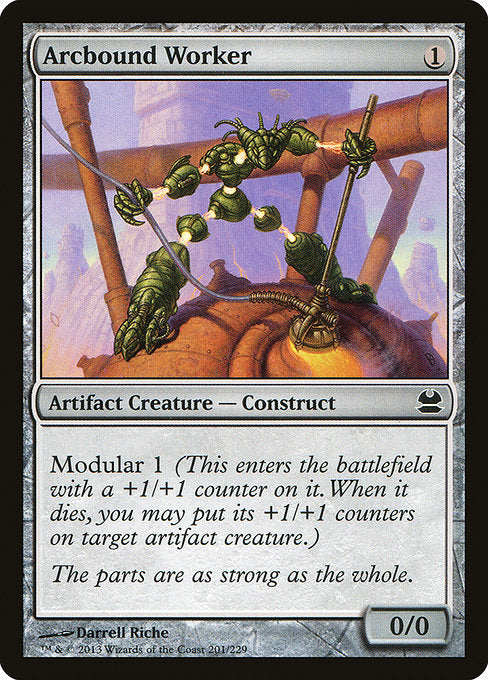 Arcbound Worker (201) [Modern Masters]