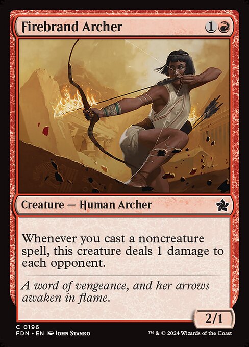 Firebrand Archer (196) [Foundations]
