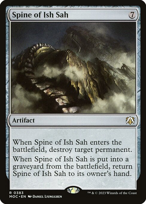 Spine of Ish Sah (383) [March of the Machine Commander]
