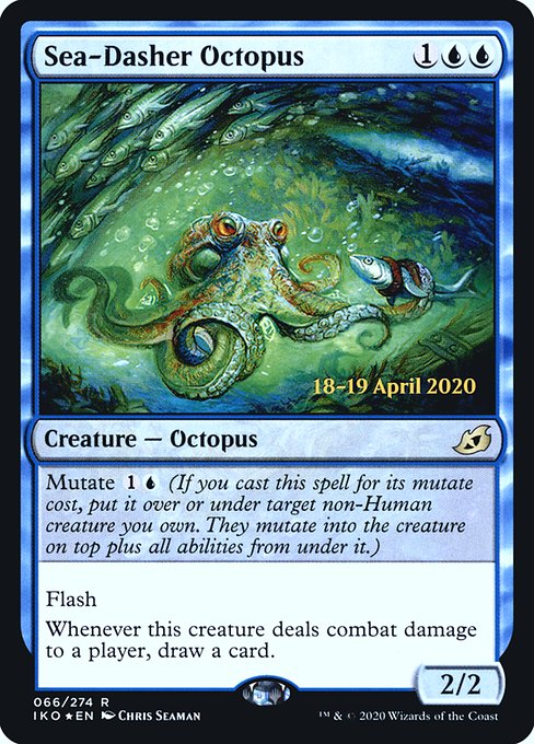 Sea-Dasher Octopus (66s) [Ikoria: Lair of Behemoths Promos]