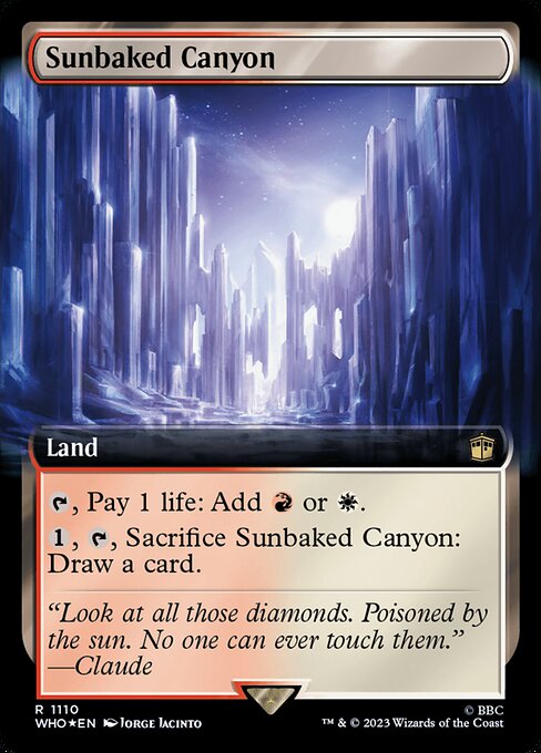 Sunbaked Canyon (1110) [Doctor Who] [Extended Art]