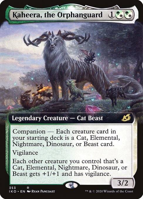 Kaheera, the Orphanguard (353) [Ikoria: Lair of Behemoths] [Extended Art]