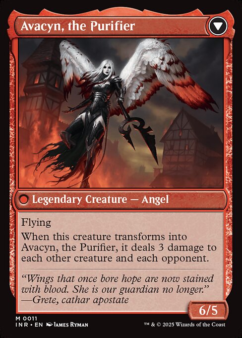 Archangel Avacyn // Avacyn, the Purifier (11) [Innistrad Remastered] Reverse