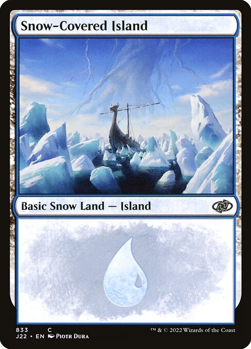Snow-Covered Island (833) [Jumpstart 2022]