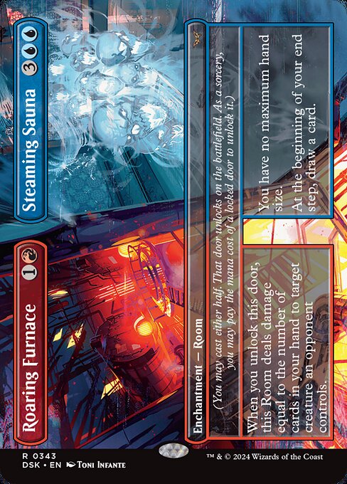 Roaring Furnace // Steaming Sauna (343) [Duskmourn: House of Horror]