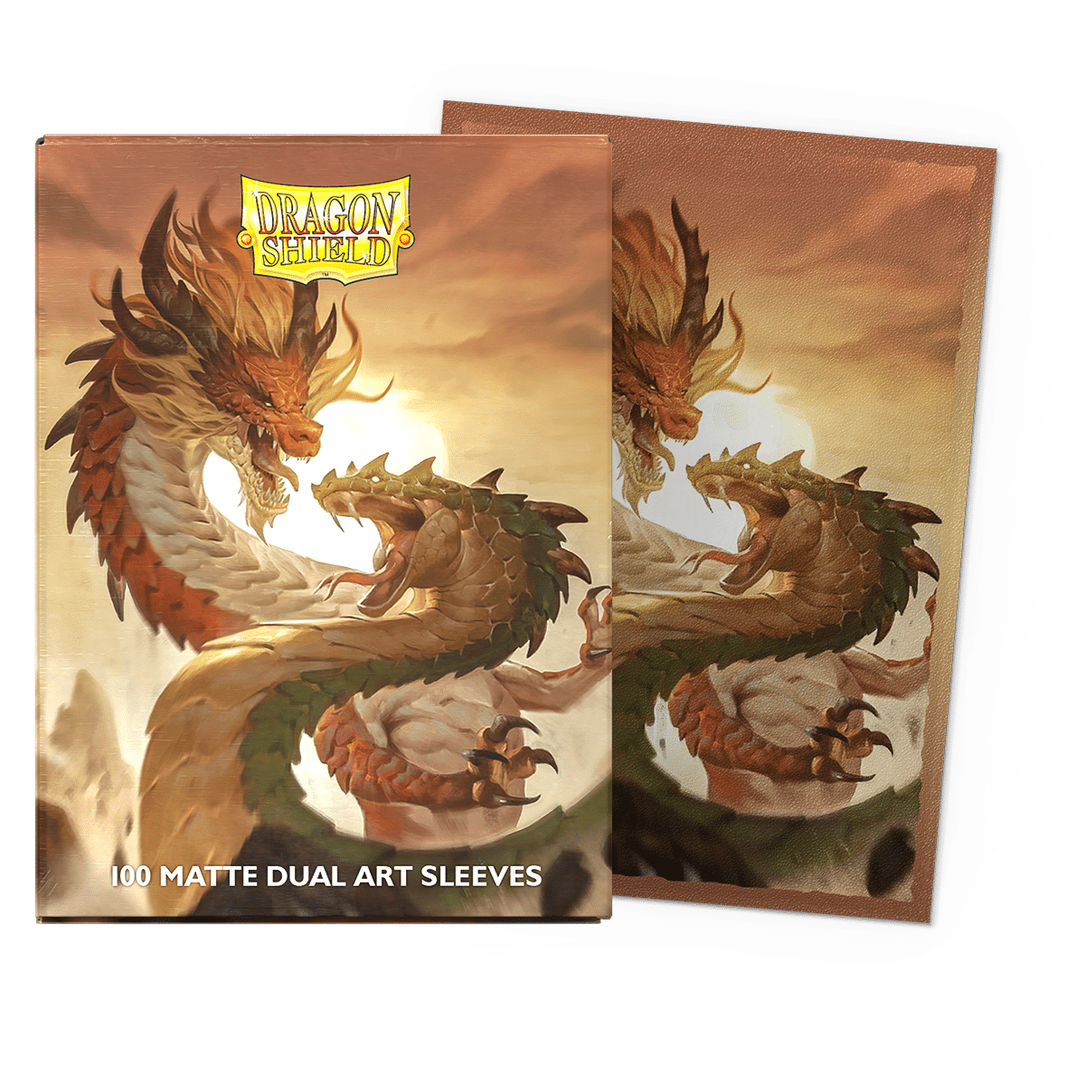 Dragon Shield Dual Matte Wood Snake 100ct Sleeves image 0