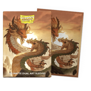 Dragon Shield Dual Matte Wood Snake 100ct Sleeves image 0