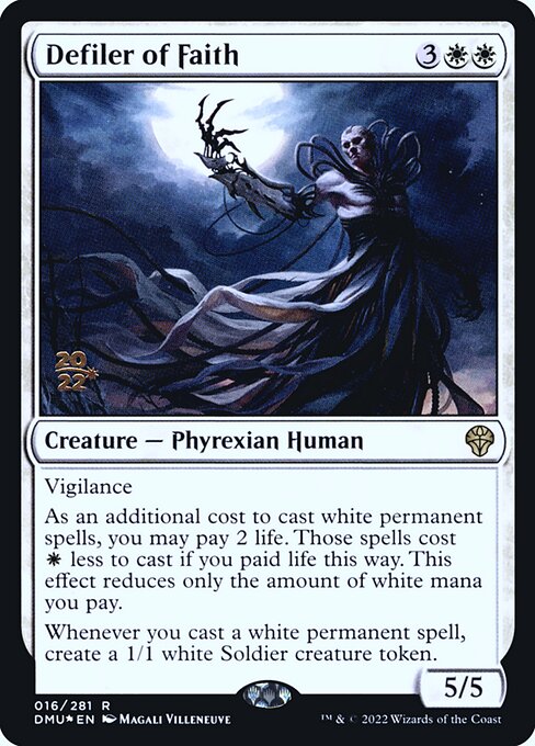 Defiler of Faith (16s) [Dominaria United Promos]