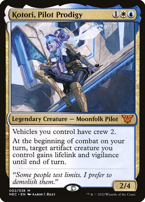 Kotori, Pilot Prodigy (2) [Neon Dynasty Commander]