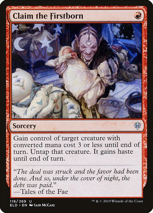 Claim the Firstborn (118) [Throne of Eldraine]