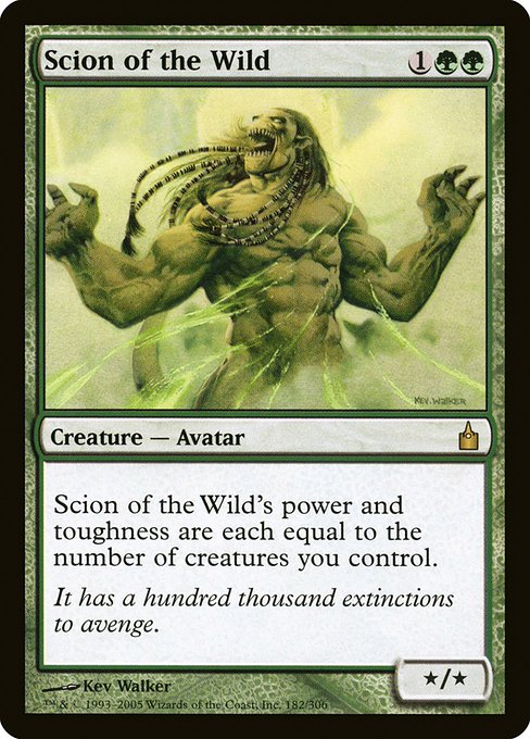 Scion of the Wild (182) [Ravnica: City of Guilds]