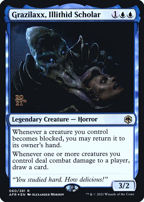 Grazilaxx, Illithid Scholar (60s) [Adventures in the Forgotten Realms Promos]