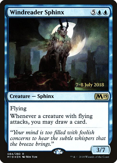 Windreader Sphinx (84s) [Core Set 2019 Promos]