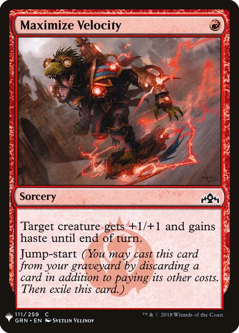Maximize Velocity (GRN-111) [The List]