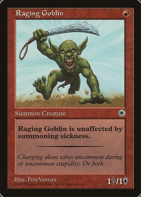 Raging Goblin (145) [Portal]